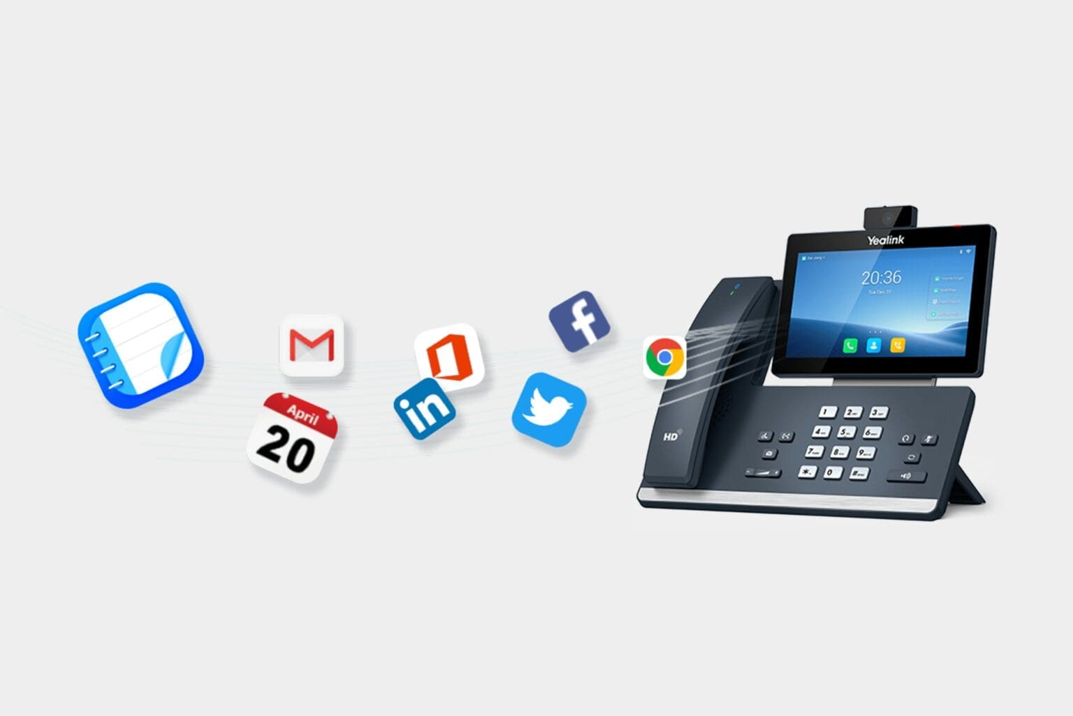 Phone With Icons Graphic